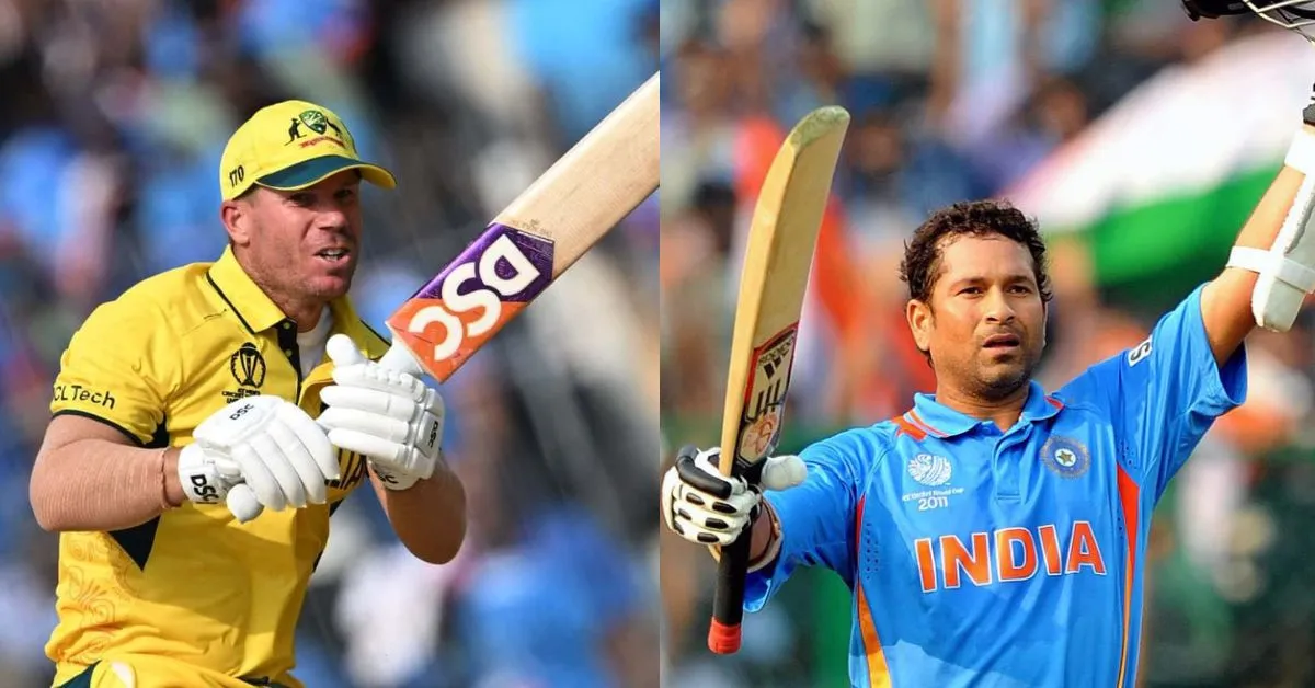David Warner breaks Sachin Tendulkar's record, surpasses AB de Villiers in IND vs AUS World Cup match